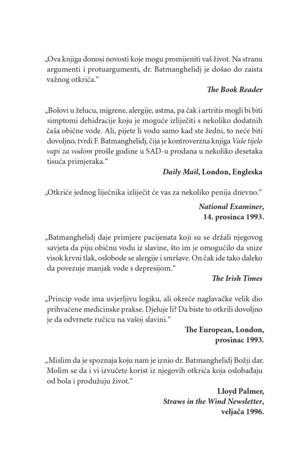 VAŠE TIJELO VAPI ZA VODOM - Image 3